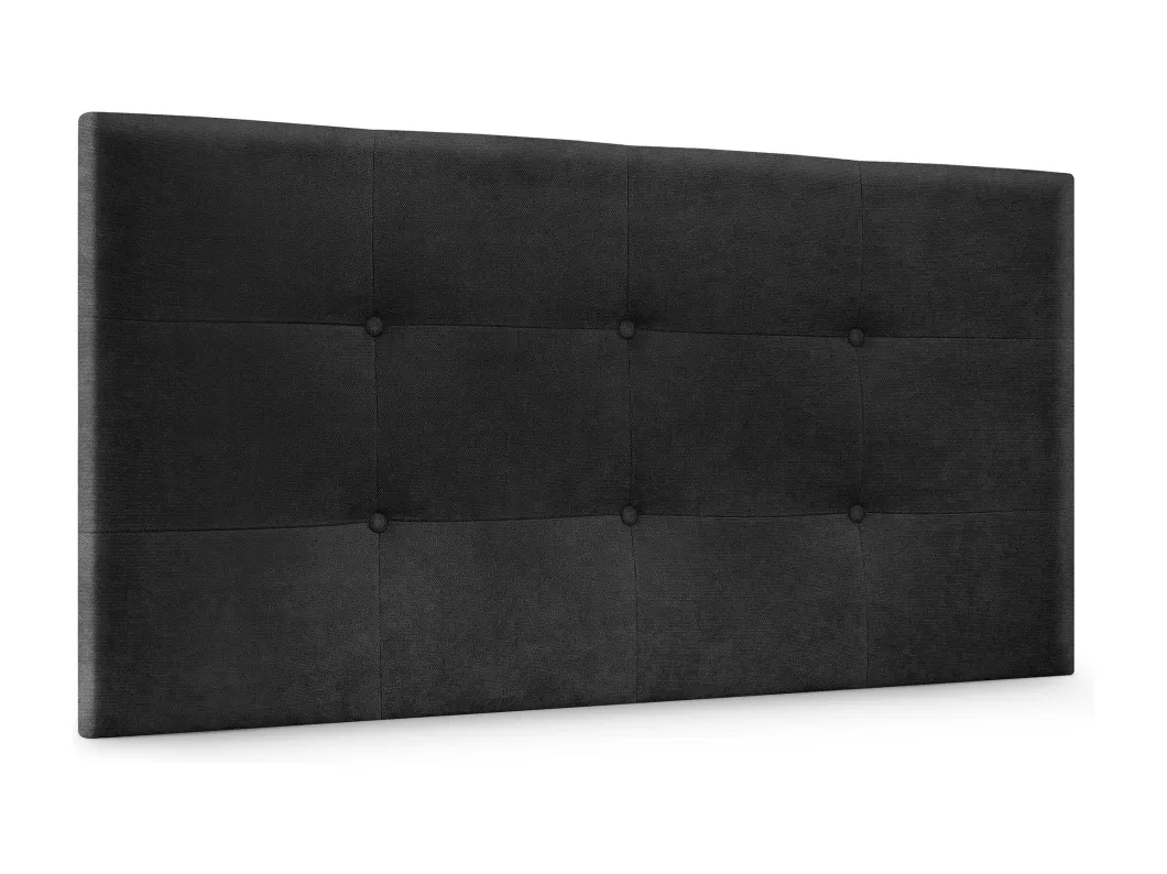 Kauf Unique DHOME Aqualine Kopfteil aus getuftetem Stoff, 95 x 60 cm, Betten 90 – Schwarz