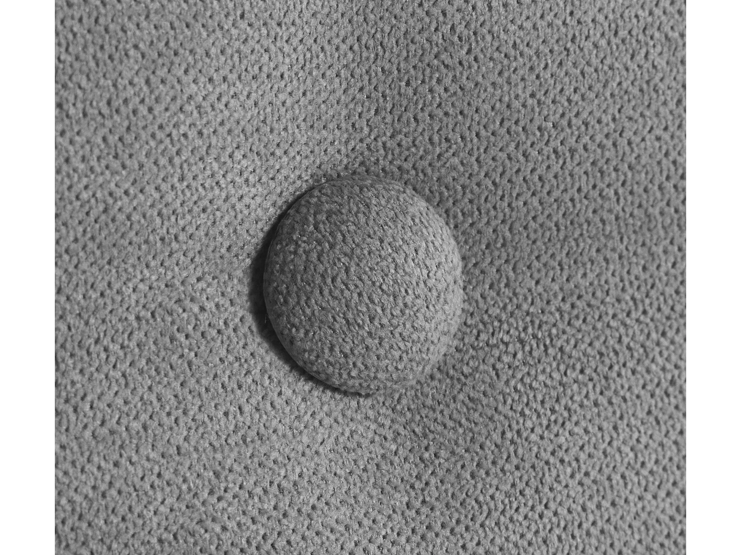 DHOME Cabeceira de  Tecido AquaLinho con 2 Fileiras de botões 150x105cm com Pernas Camas 150 - Cinza