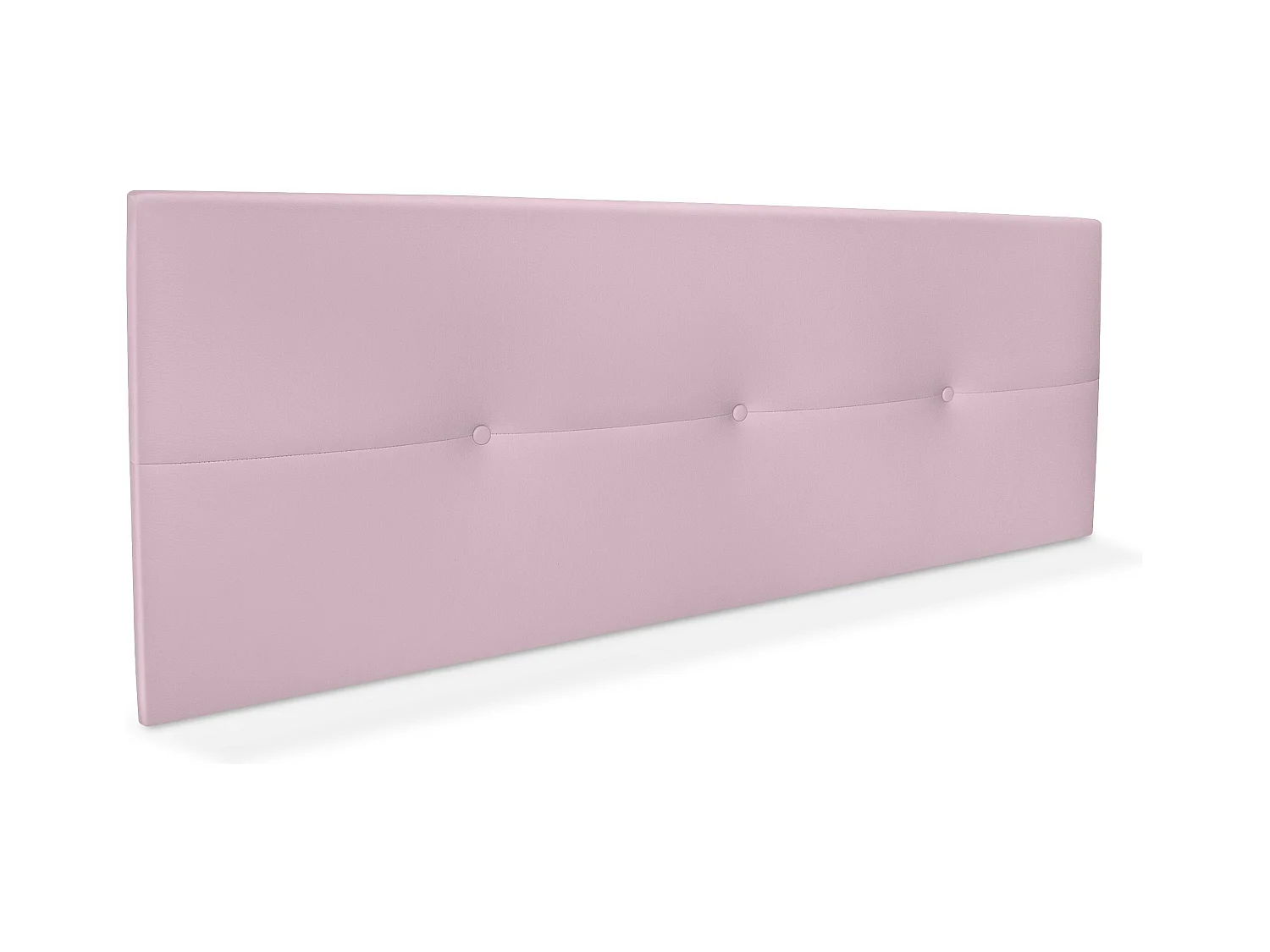 DHOME Tête de lit similicuir avec Boutons 160x50cm Lits 150/160 - Rose