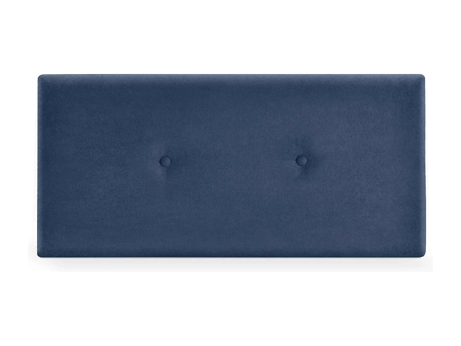 DHOME Aqualine Stoff Kopfteil glatt mit Knöpfen 105x50cm Betten 105 - Blau