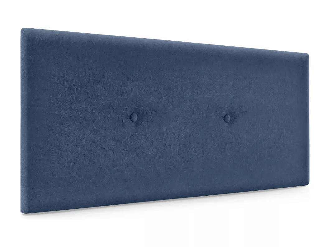 Kauf Unique DHOME Aqualine Stoff Kopfteil glatt mit Knöpfen 105x50cm Betten 105 - Blau