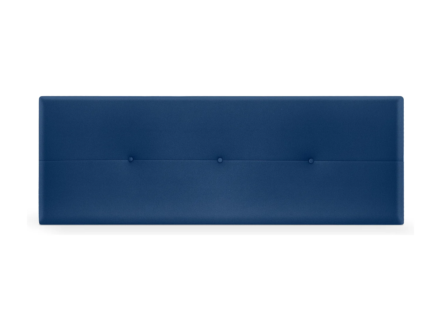 DHOME Testiera in de Similpelle con bottoni 150x50cm Letti 150 - Blu