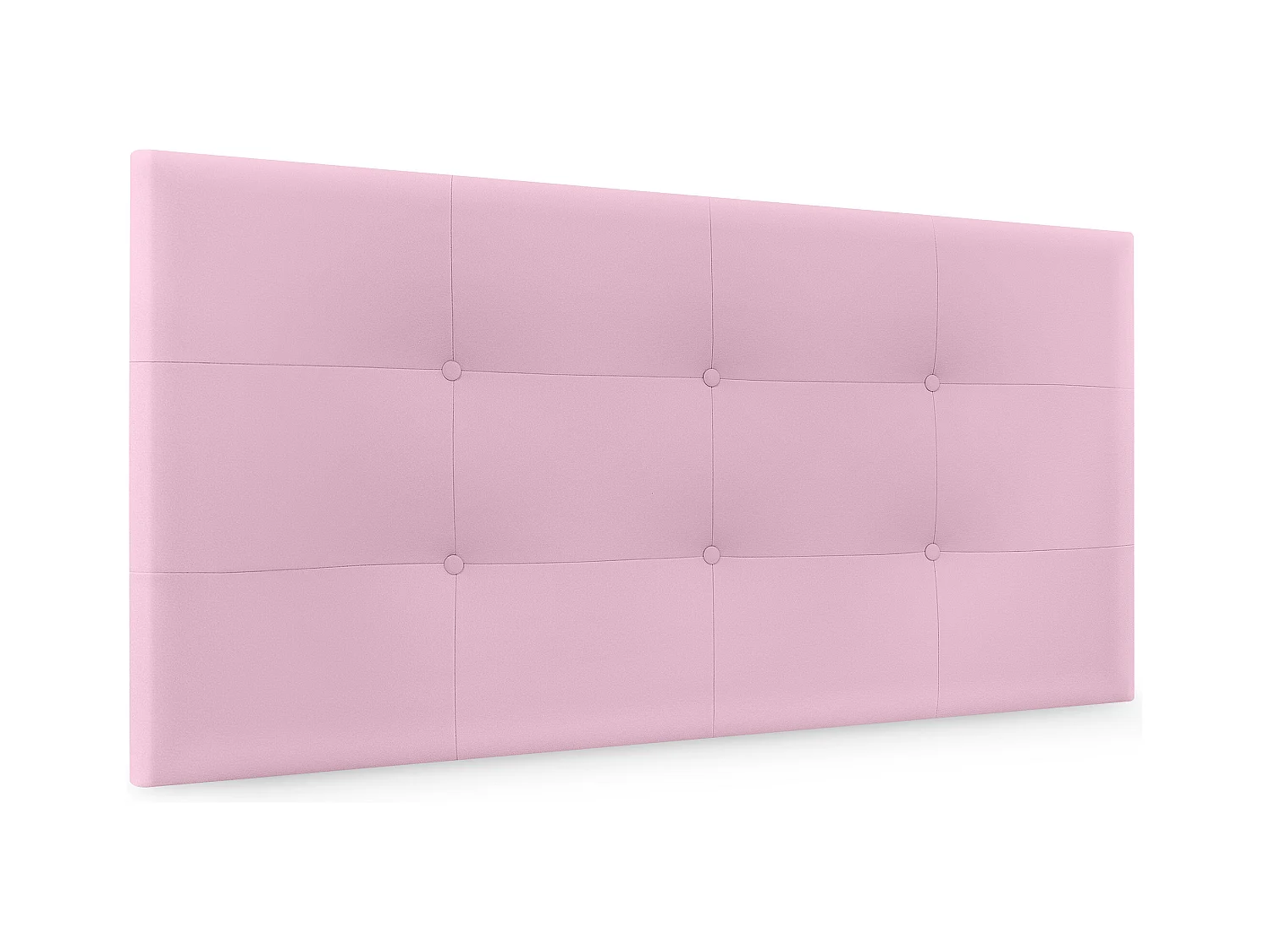 DHOME Tête de Lit en Similicuir Capitonnée 105x115cm avec Pieds Lit 105 - Lilas