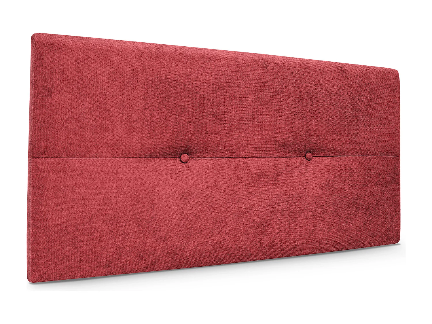 DHOME Aqualine Kopfteil aus Stoff mit Knöpfen 95x50cm Betten 90 - Rot