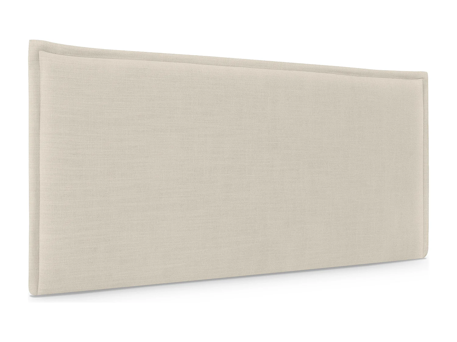 DHOME Testiera in de Similpelle con 2 file di Bottoni 110x50cm Letti 105 - Beige