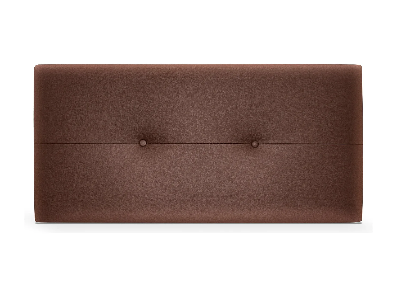 DHOME Testiera in de Similpelle con bottoni 110x50cm Letti 105 - Cioccolato