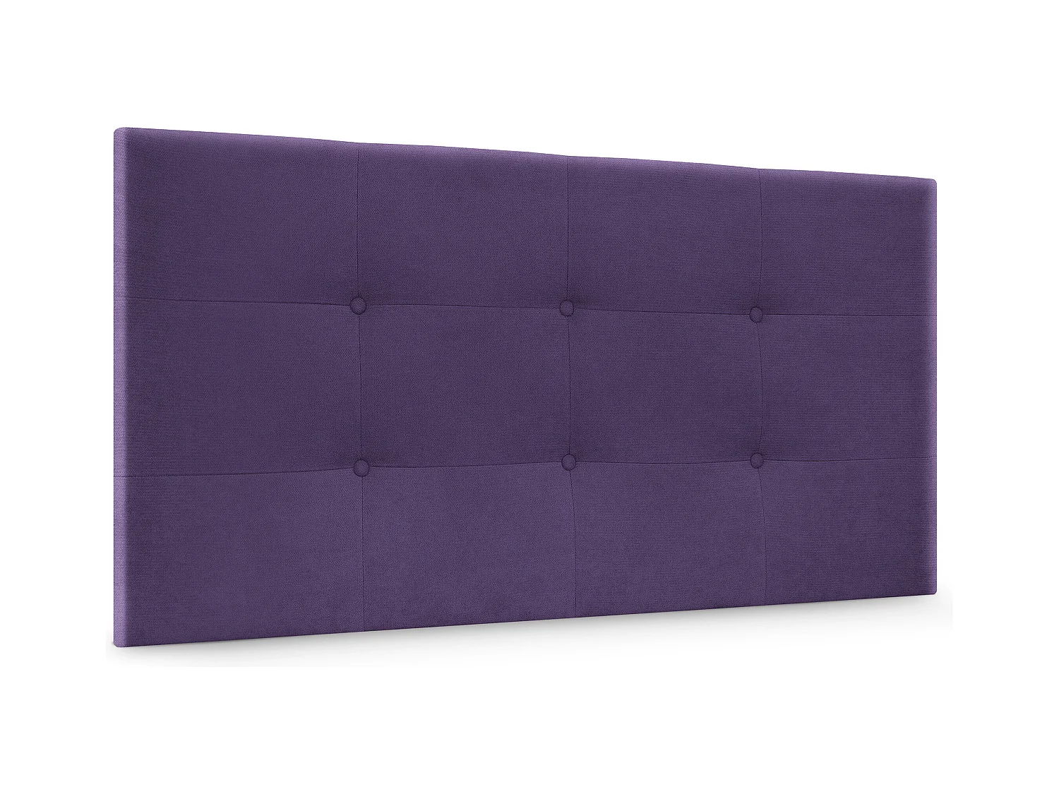 DHOME Tête de lit en tissu Aqualine Capitone 110x60cm Lits 105 - Lilas