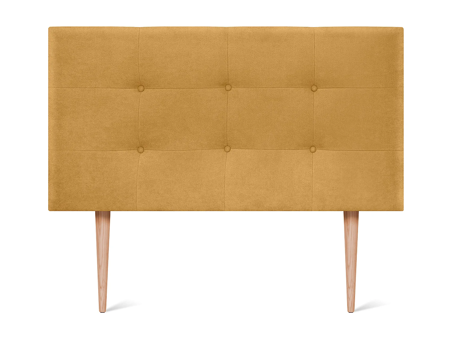 DHOME Hoofdeinde van Aqualine-stof capitonné tot op de vloer 150x120cm Bedden 150 - Lila