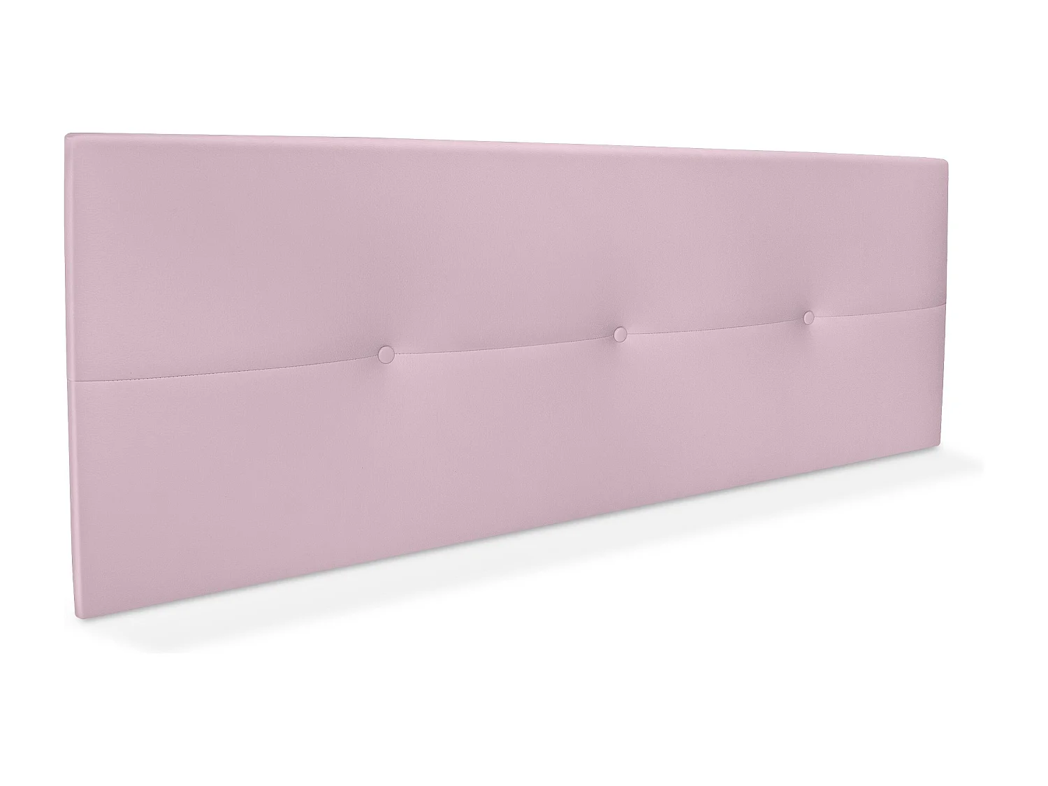 DHOME Testiera in de Similpelle con bottoni 145x50cm Letti 135/140 - Rosa