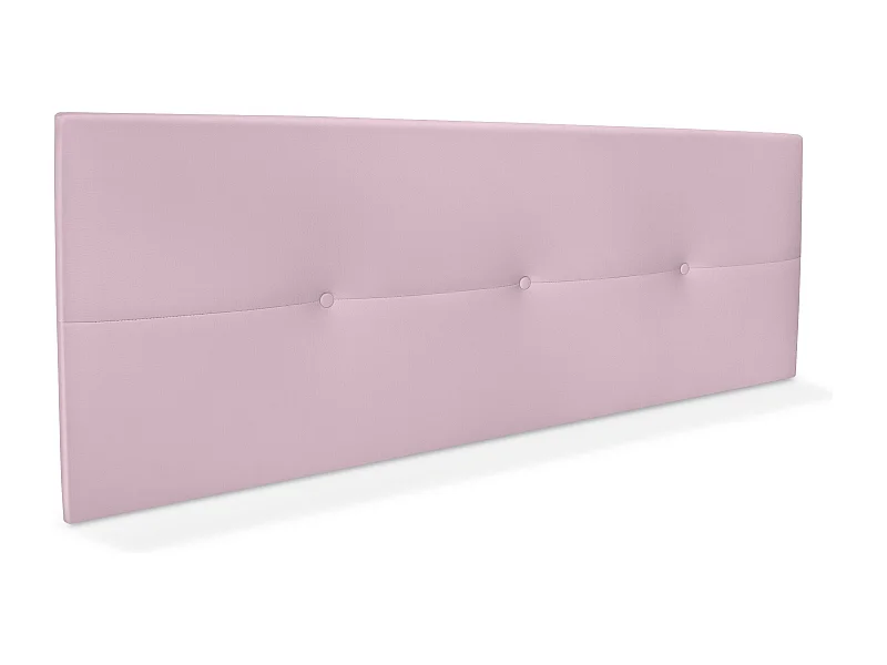 DHOME Testiera in de Similpelle con bottoni 145x50cm Letti 135/140 - Rosa