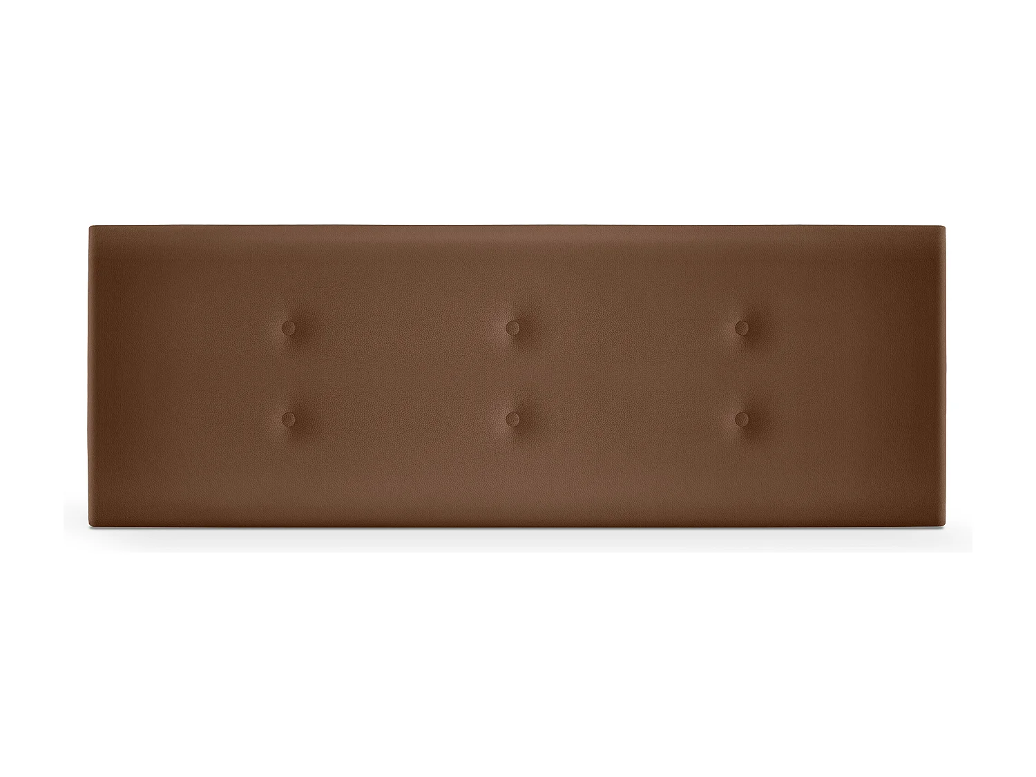 DHOME Kunstleer hoofdeinde met 2 rijen knopen 145x50cm bedden 135/140 - Clay