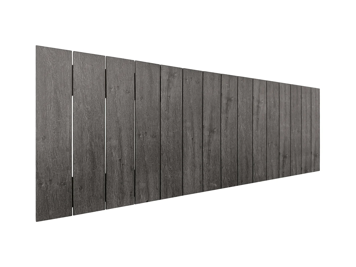 DHOME Recyceltes Holz-Kopfteil MDF Vertikale Palettenform 145x46 Betten 135/140 - Eschenholz