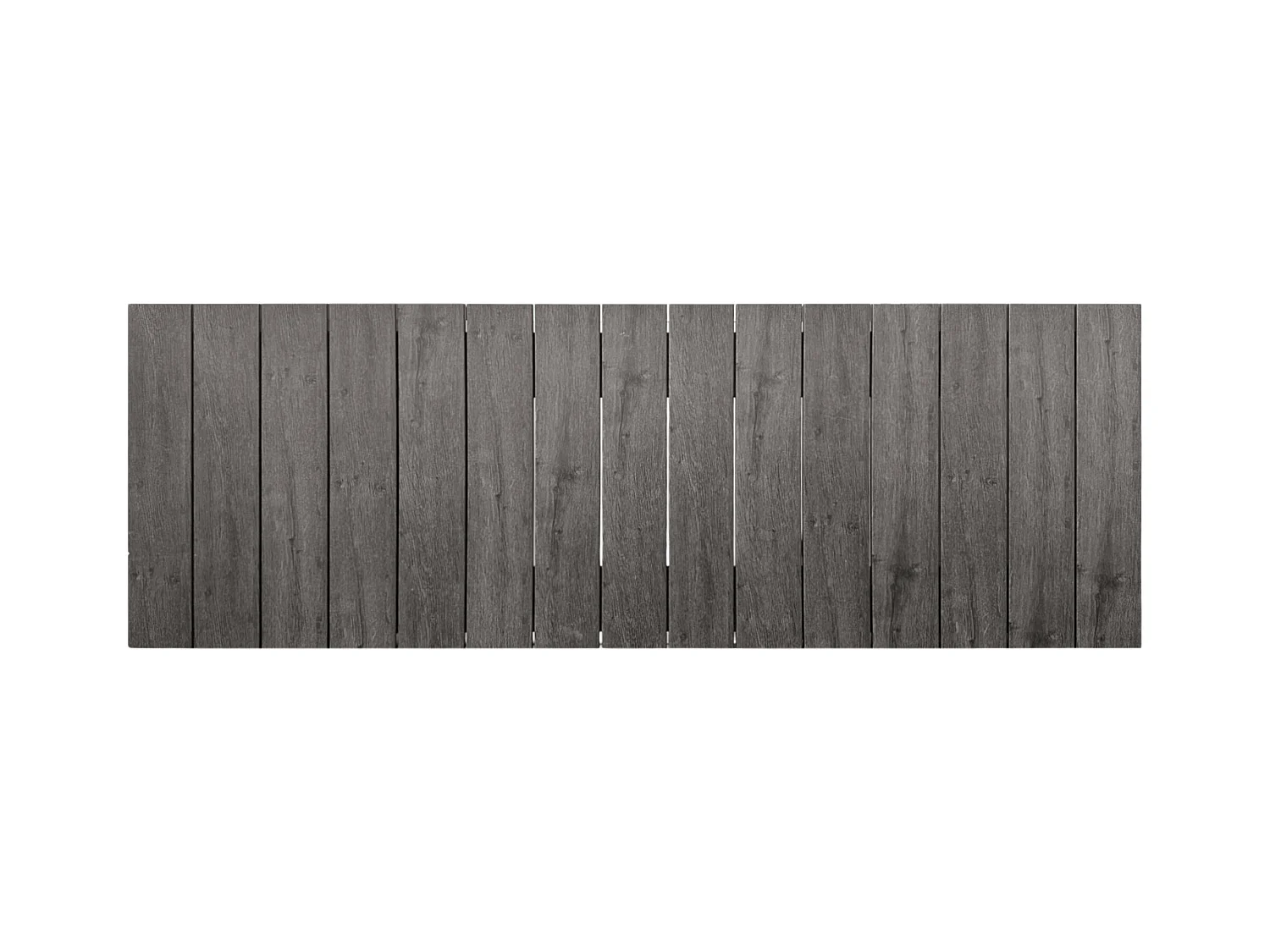 DHOME Tête de lit en bois recyclé MDF Vertical Pallet Style 145x46 Lits 135/140 - Bois Frêne