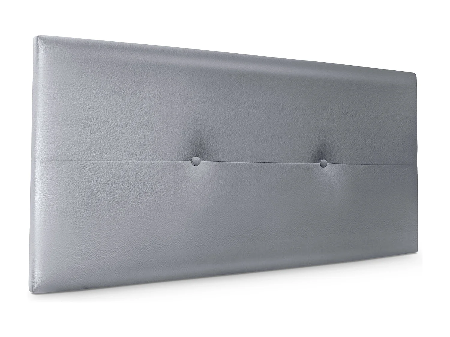 DHOME Tête de lit similicuir avec Boutons 95x50cm Lits 90 - Argent