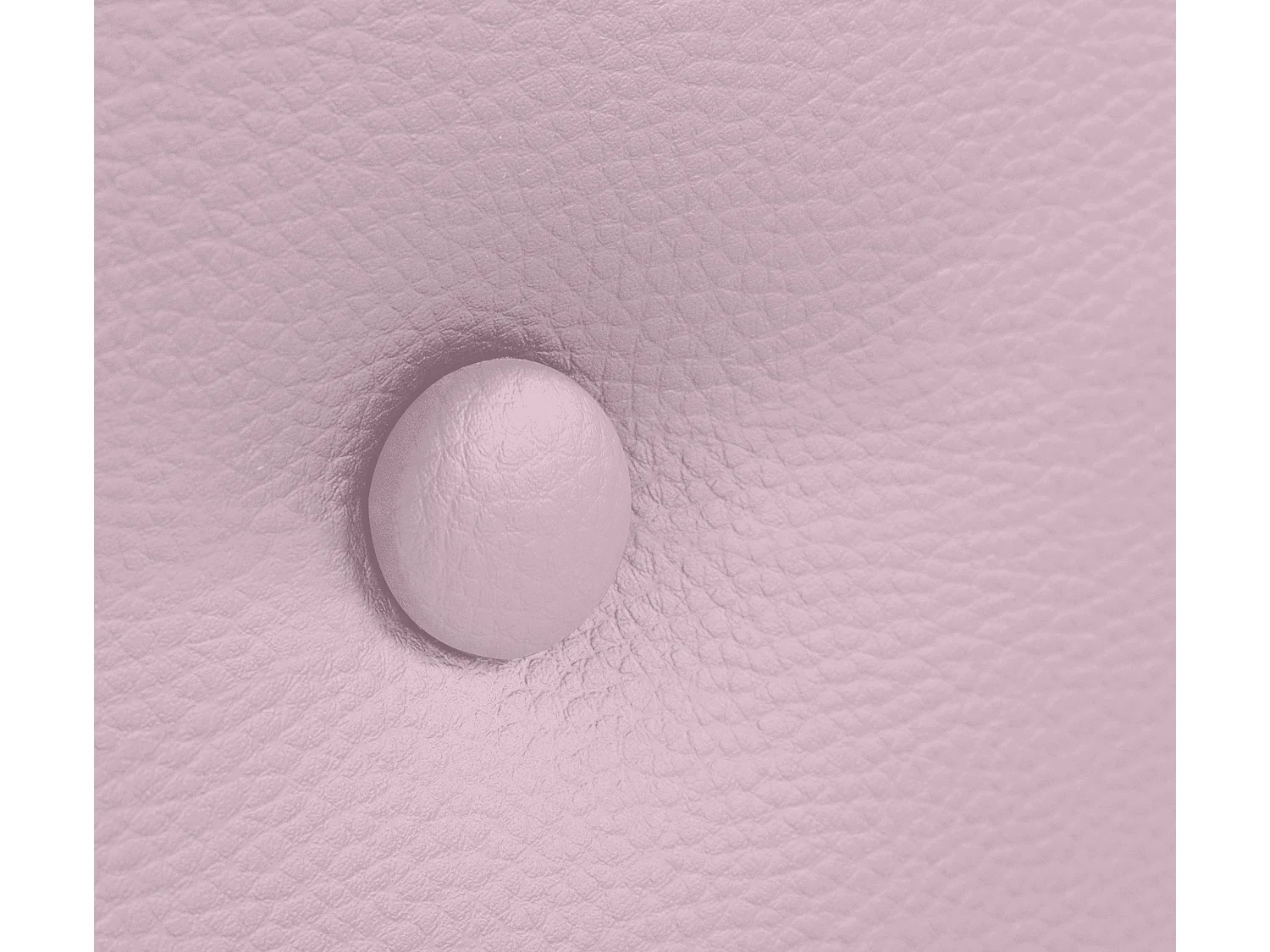 DHOME Kopfteil aus glattem Kunstleder mit Knöpfen 110x105cm Mit Beinen Betten 105 - Rosa