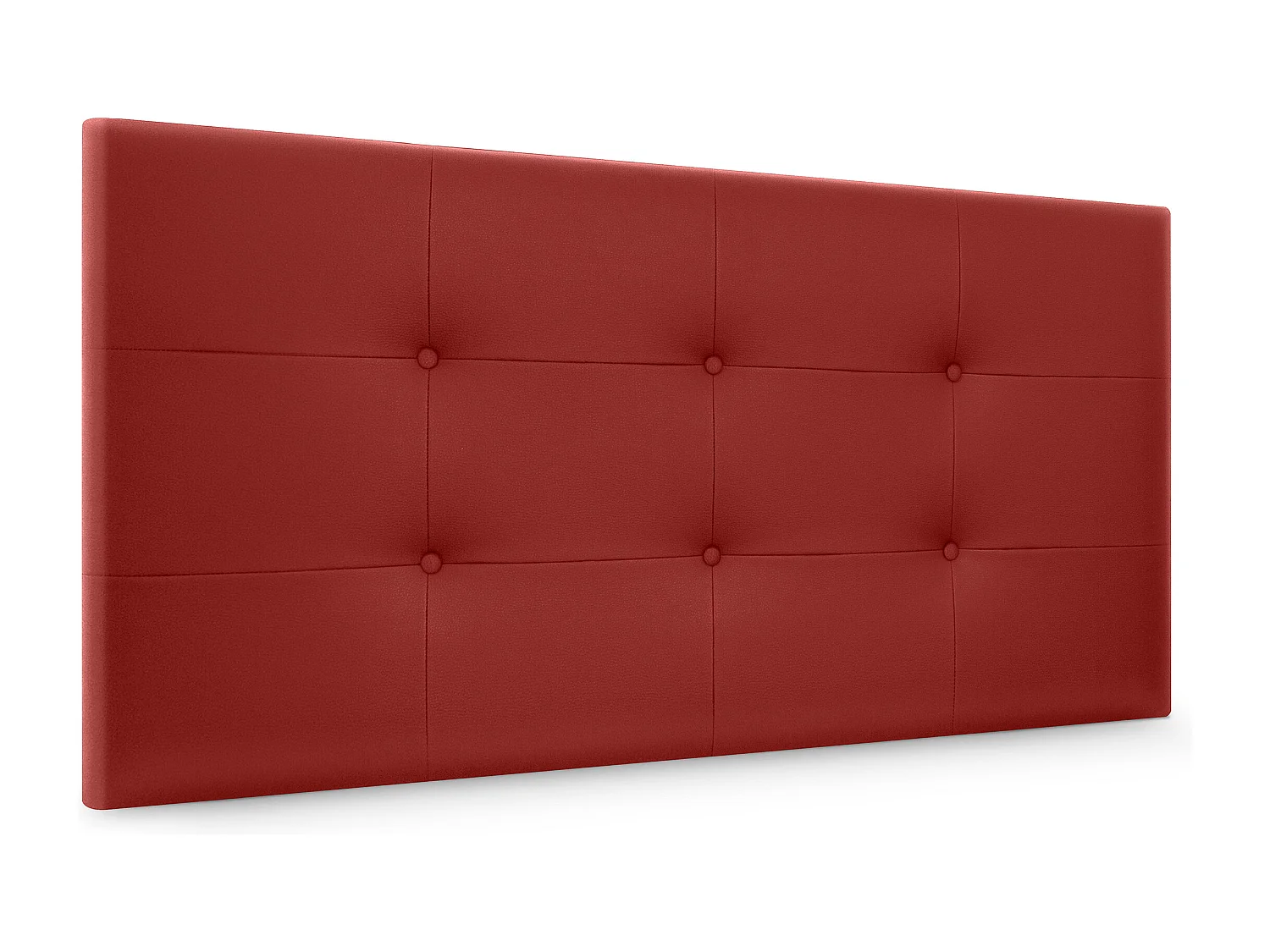DHOME Testiera capitonnè in ecopelle 95x60 cm Letti 90 - Rosso