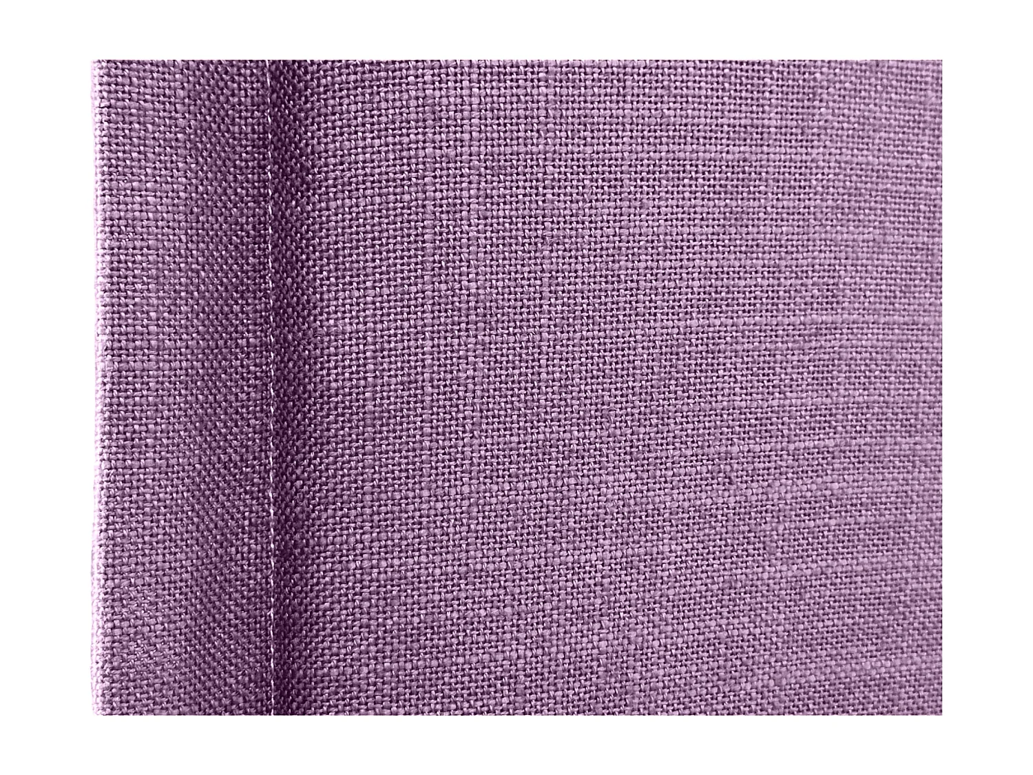 DHOME Tête de lit en lin naturel uni avec passepoils 150x50cm Lits 150/160 - Lilas
