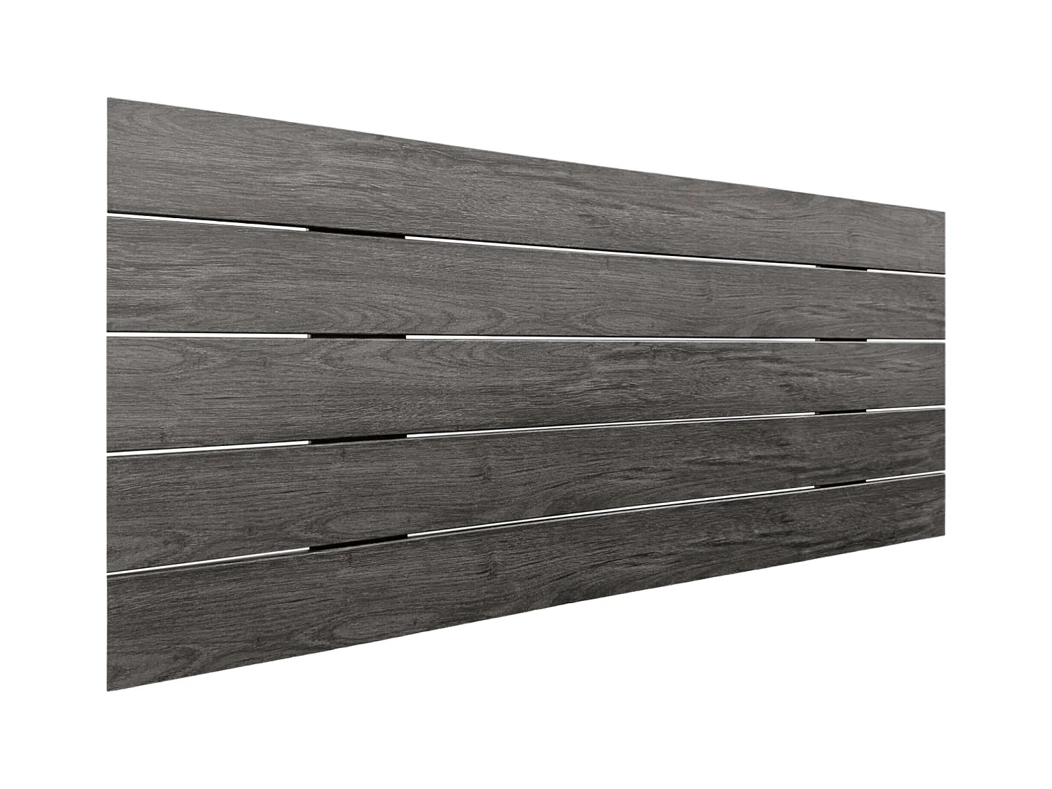 DHOME Tête de lit en bois recyclé MDF Palet Style Horizontal 90x46cm Lits 80/90 - Bois Frêne