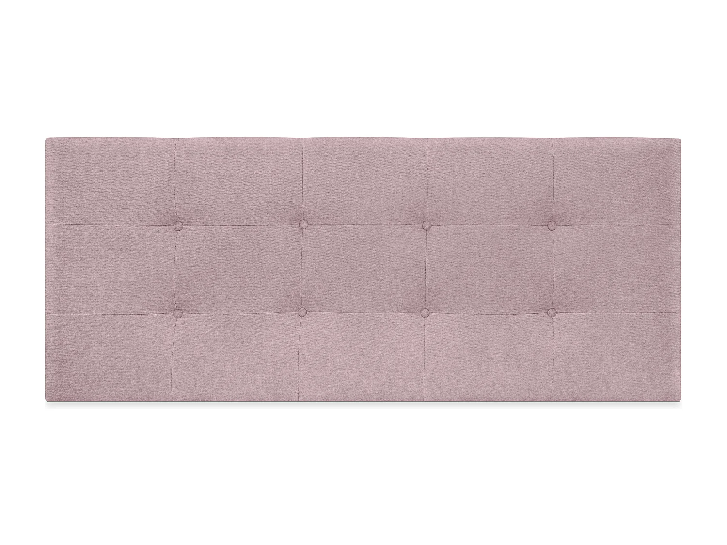 DHOME Aqualine Kopfteil aus getuftetem Stoff, 145 x 60 cm, Betten 135/140 – Lachs