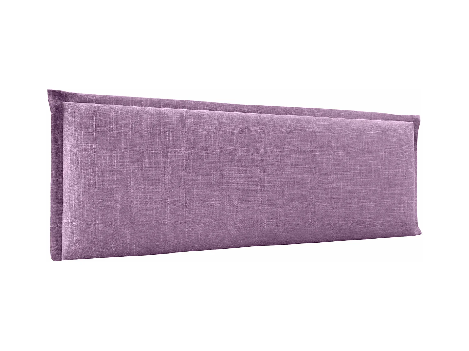 DHOME Tête de lit en velours lisse avec trois panneaux 135x105cm avec pieds Lits 120/135 - Blanc Visón
