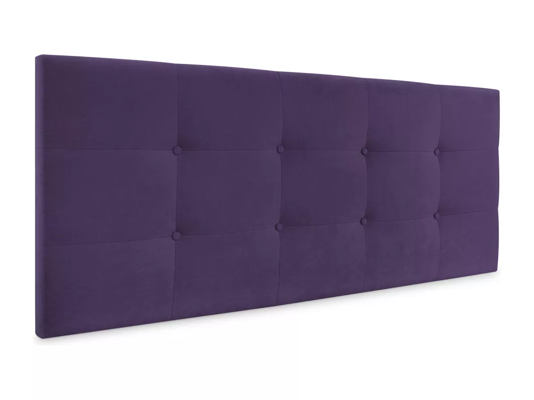 Kauf Unique DHOME Aqualine Kopfteil aus getuftetem Stoff, 150 x 60 cm, Betten 150 – Lila