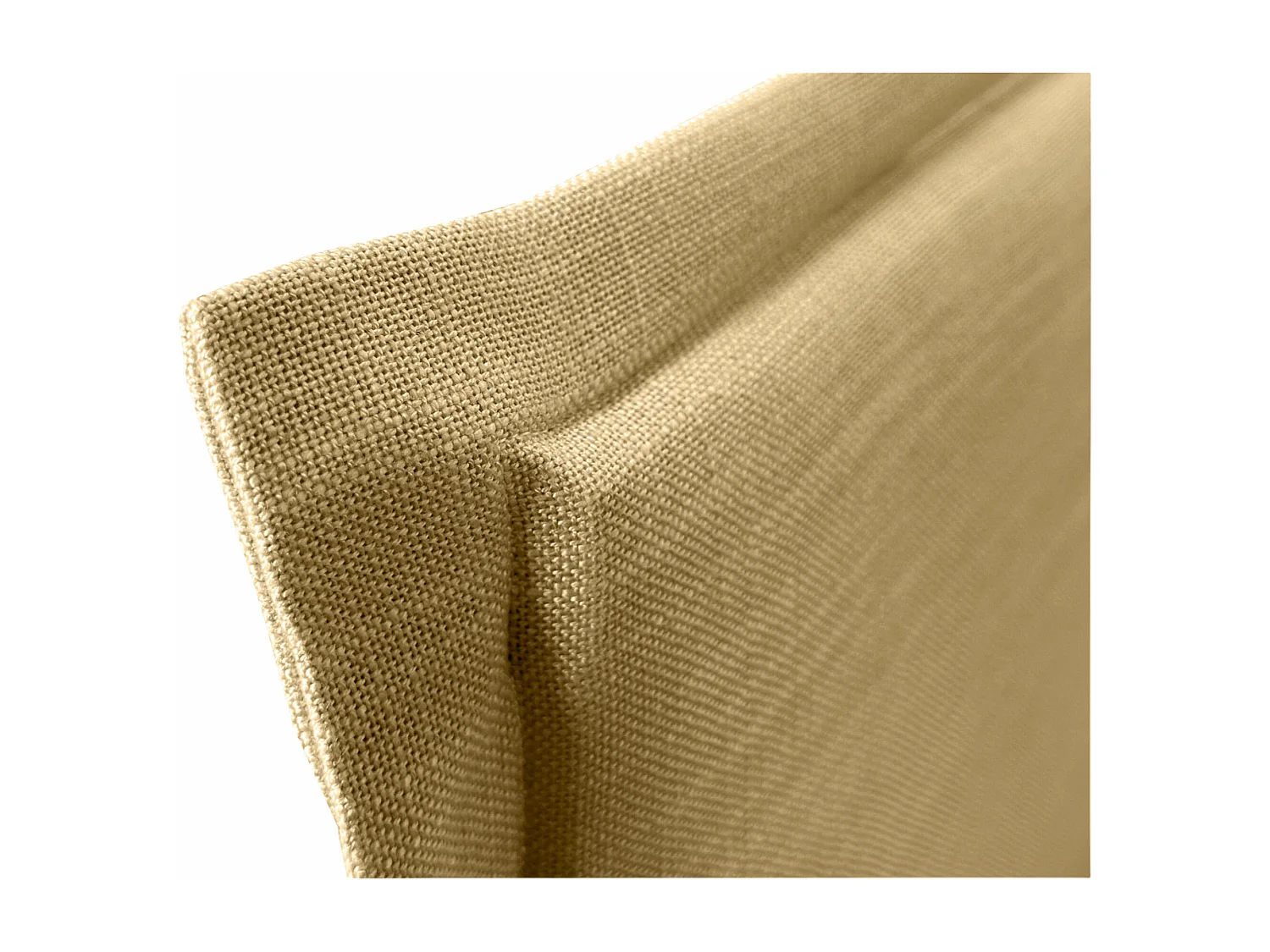 DHOME Testiera in lino naturale con bordatura 135x105cm con Gambe Letti 120/135 - Lilla