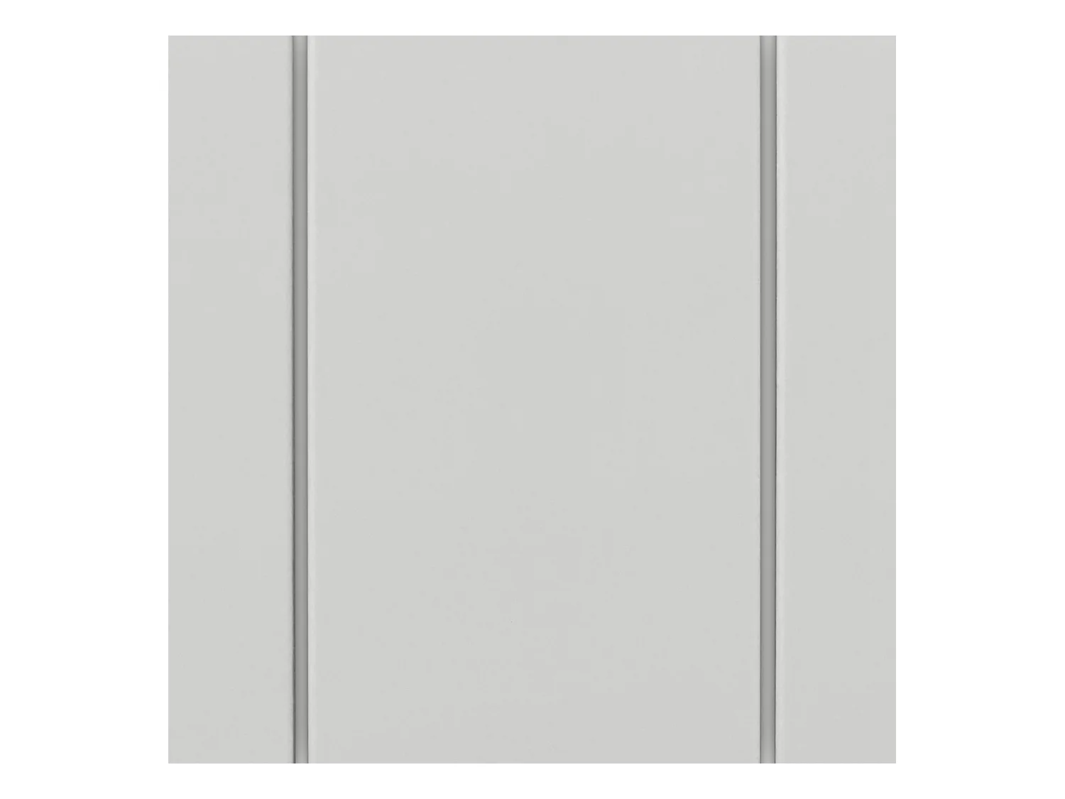 DHOME Tête de lit en bois recyclé MDF Vertical Pallet Style 135x46 Lits 120/135 - Uni Blanc