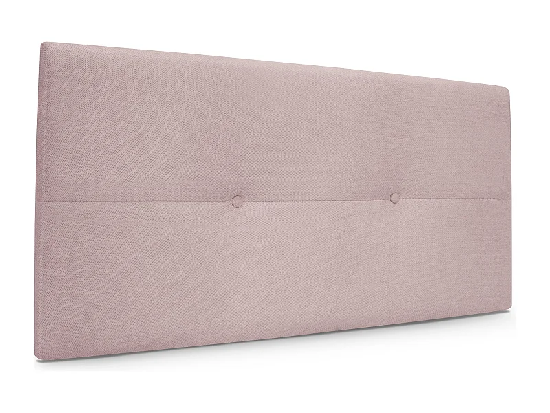 DHOME Aqualine Kopfteil aus Stoff mit Knöpfen 90x50cm Betten 80/90 - Lachs