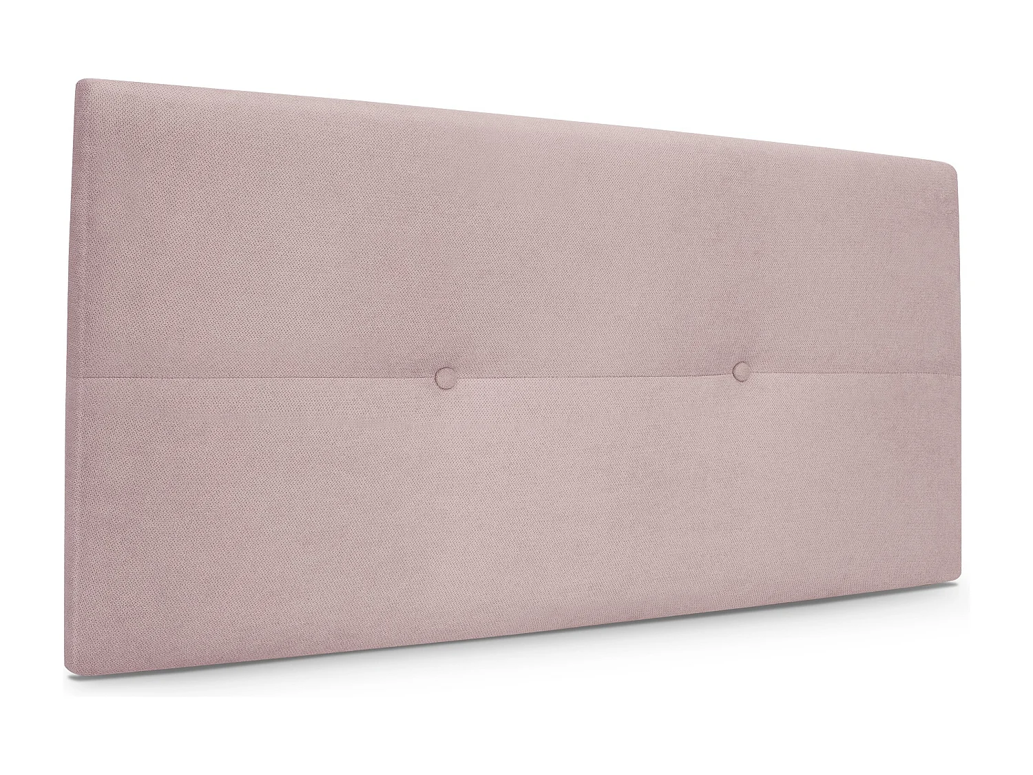 DHOME Tête de lit en tissu Aqualine avec Boutons 90x50cm Lits 80/90 - Saumon