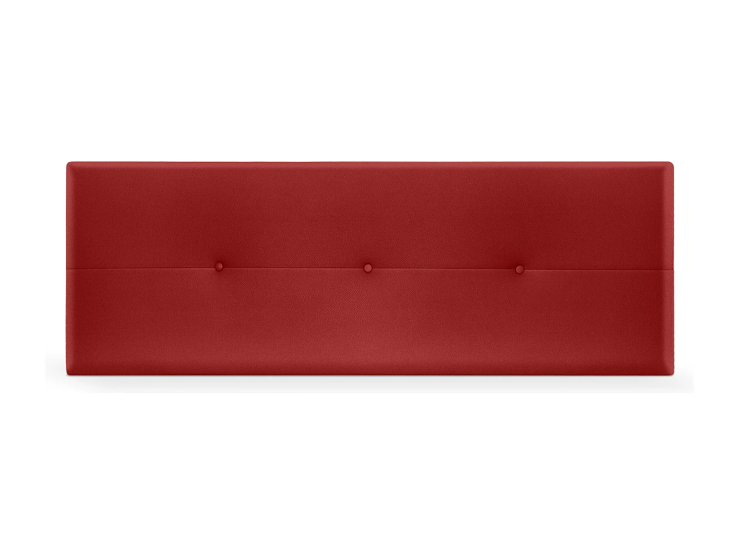DHOME Kopfteil aus Kunstleder mit Knöpfen 160x50cm Betten 150/160 - Rot