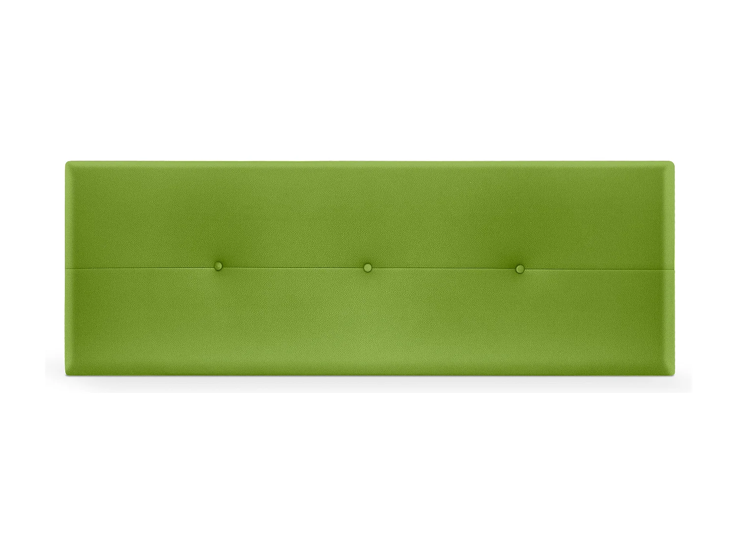 DHOME Cabeceira de  Couro sintético com Botões 160x50cm Camas 150/160 - Verde