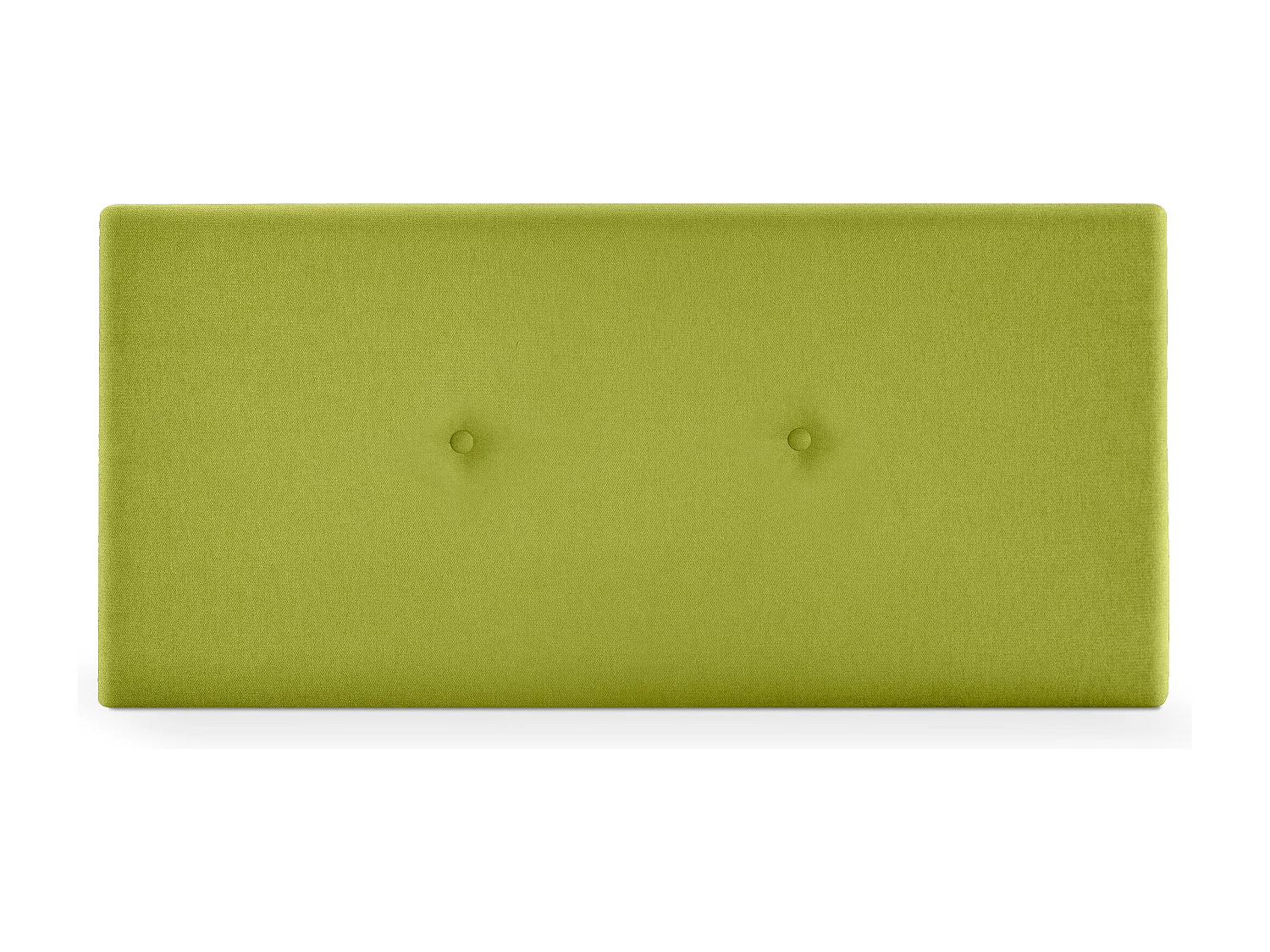 DHOME Hoofdeinde van gladde aqualinestof met knopen 95x50cm bedden 105 - Pistache