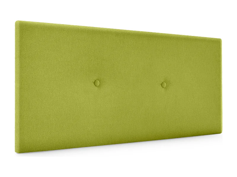 DHOME Tête de lit en tissu uni avec Boutons 110x50cm Lits 105 - Pistache
