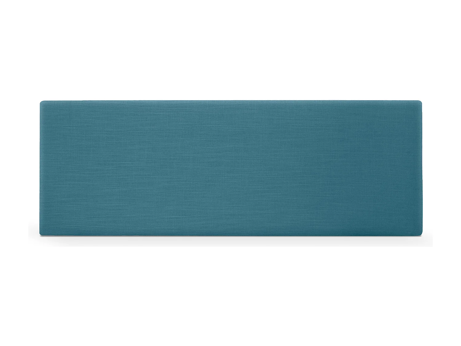 DHOME Tête de lit en lin naturel lisse 135x50cm Lits 120/135 - Turquoise