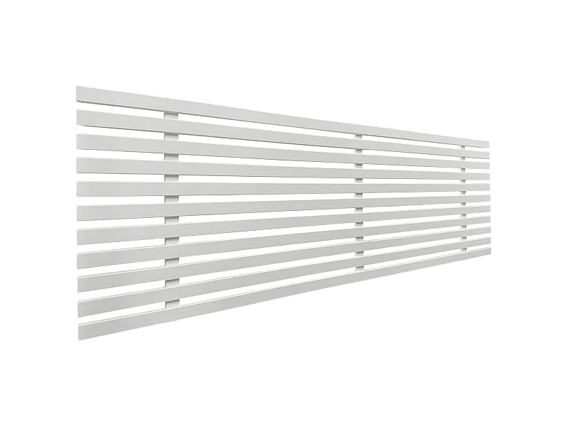 DHOME Recyceltes Holz-Kopfteil MDF Japanischer Stil 160x46cm Betten 150/160 - Massiv Weiß