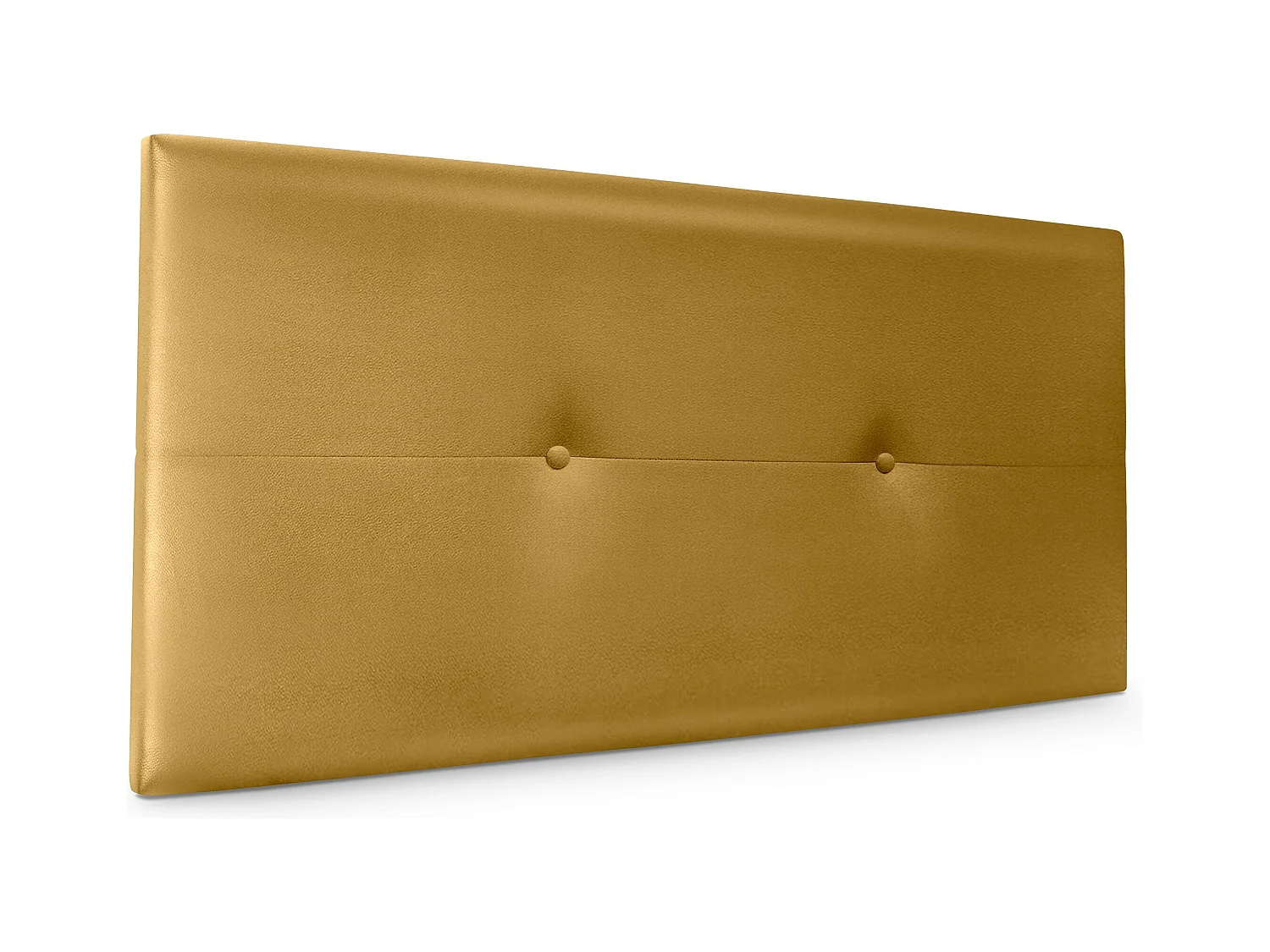 DHOME Tête de lit similicuir avec Boutons 95x50cm Lits 90 - Doré
