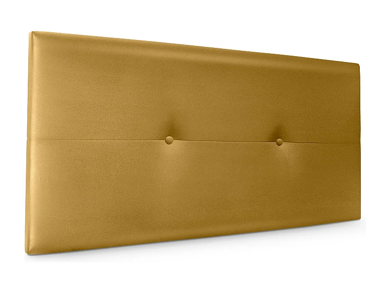 DHOME Tête de lit similicuir avec Boutons 95x50cm Lits 90 - Doré