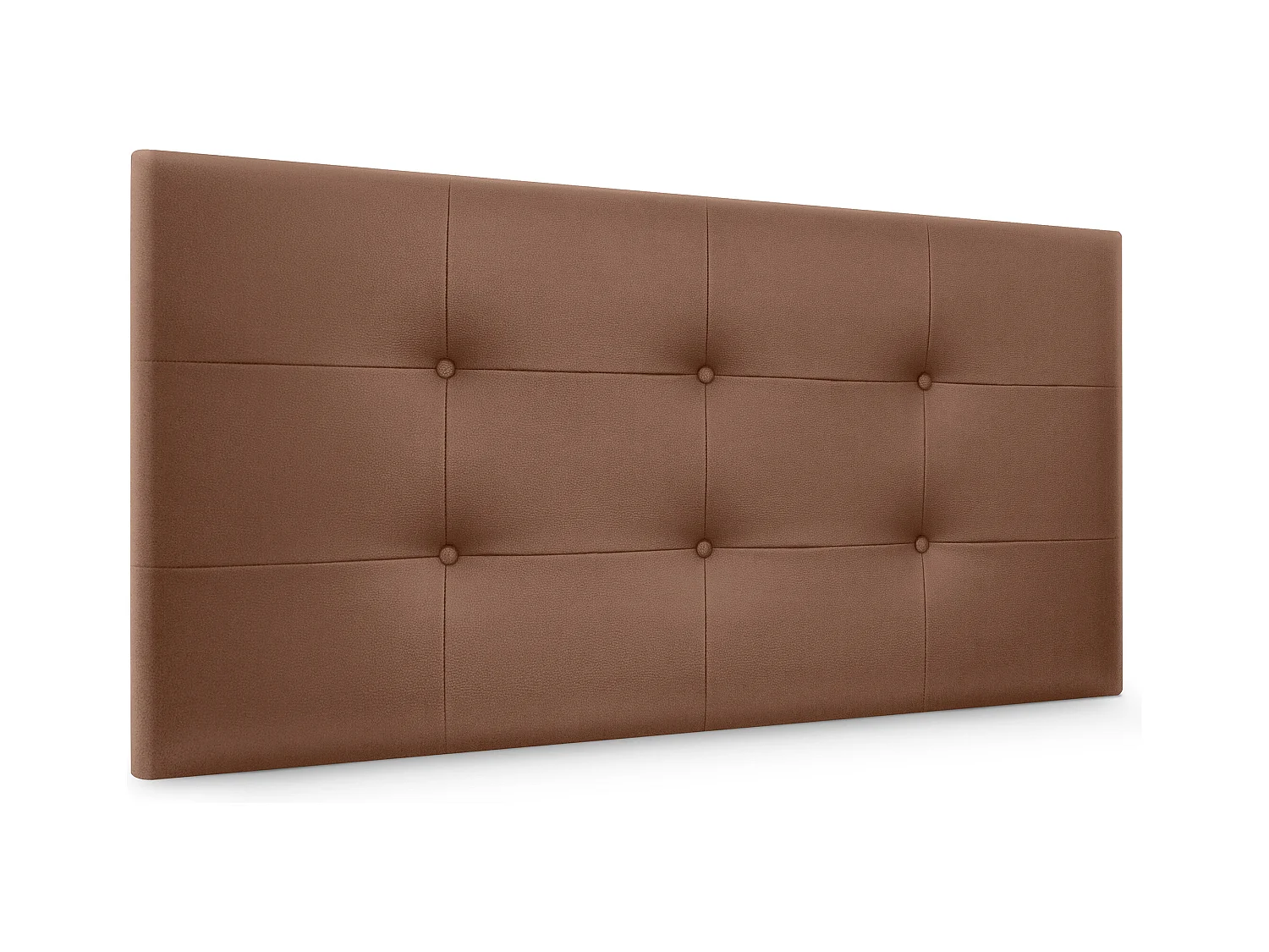DHOME Tête de lit en Similicuir Capitonné 90x60cm Lits 80/90 - Argile