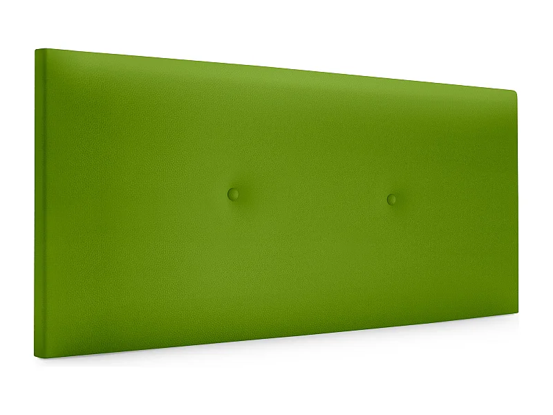 DHOME Testiera in de Similpelle Liscia con bottoni 90x50cm Letti 80/90 - Verde