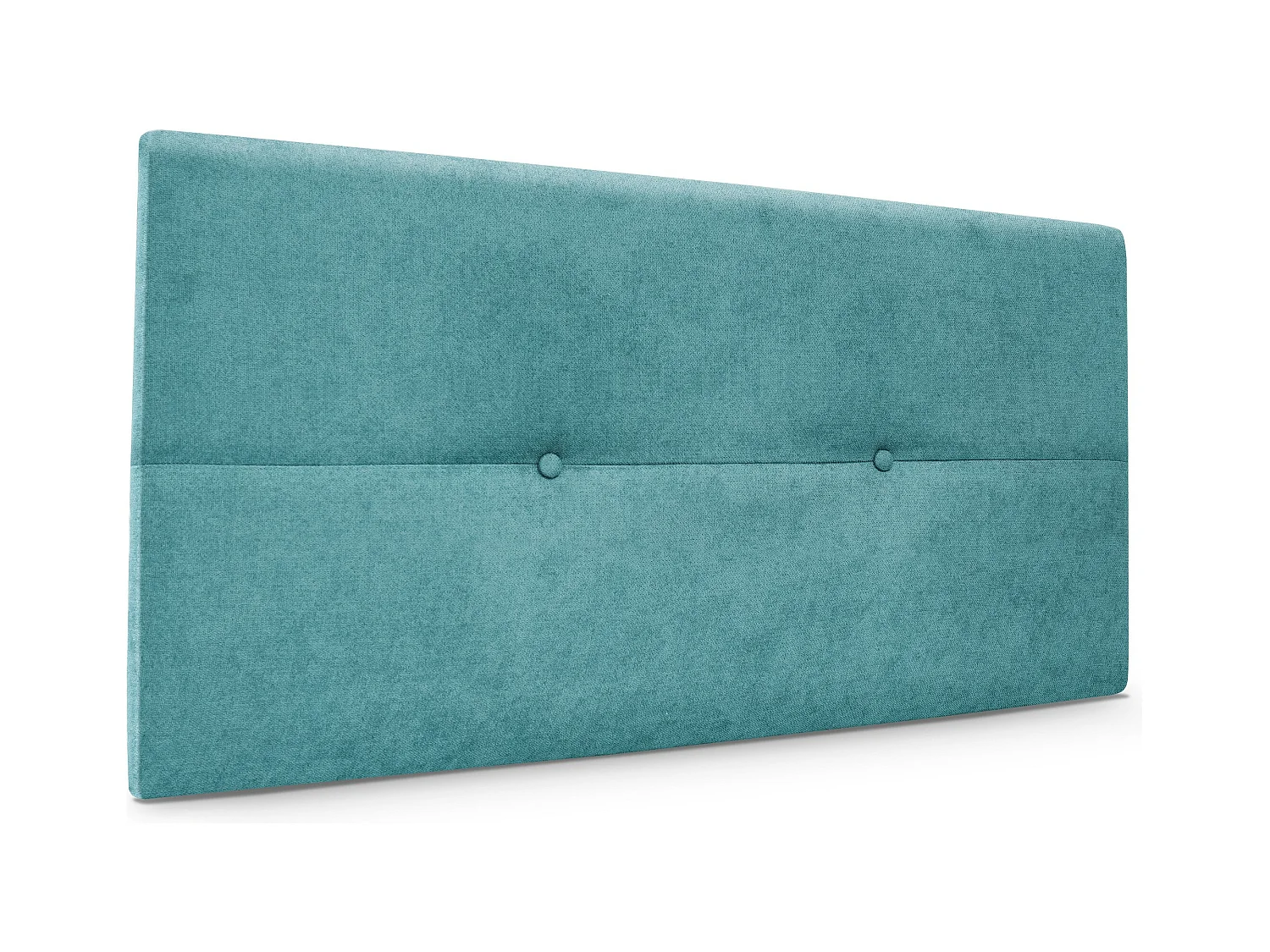 DHOME Aqualine Kopfteil aus Stoff mit Knöpfen 105x50cm Betten 105 - Türkis
