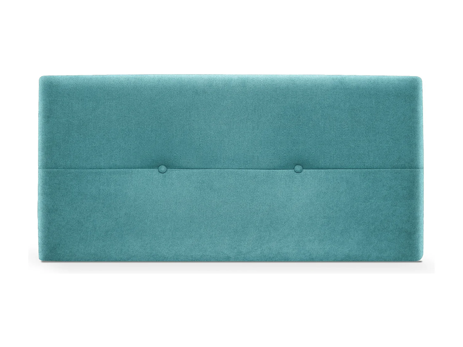 DHOME Cabeceira de  Tecido AquaLinho com Botões 105x50cm Camas 105 - Turquesa