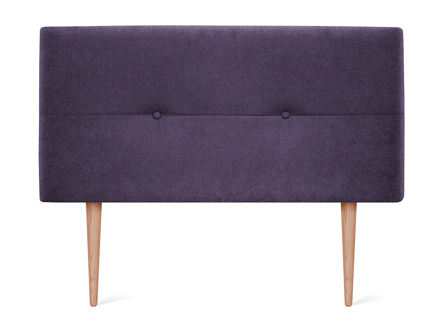 DHOME Aqualine Kopfteil aus Stoff mit Knöpfen 105x105cm Mit Beinen Betten 105 - Lila