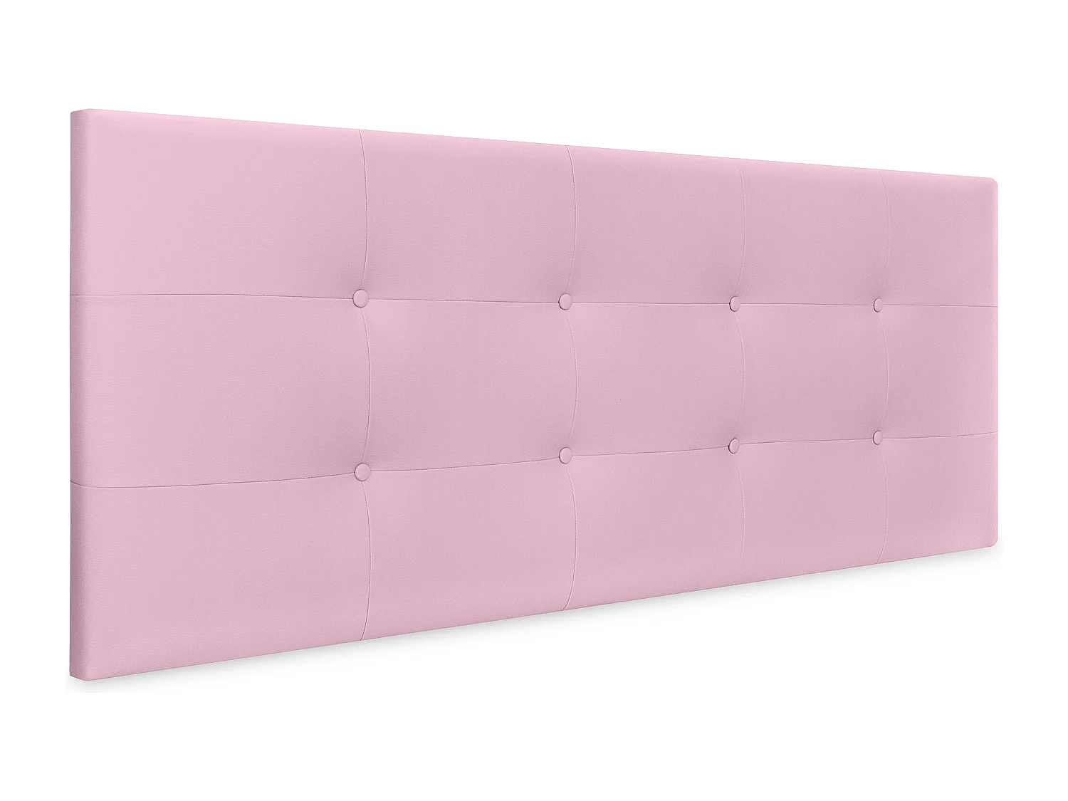 DHOME getuftetes Kunstleder-Kopfteil 135 x 60 cm für 120/135 Betten – Rosa