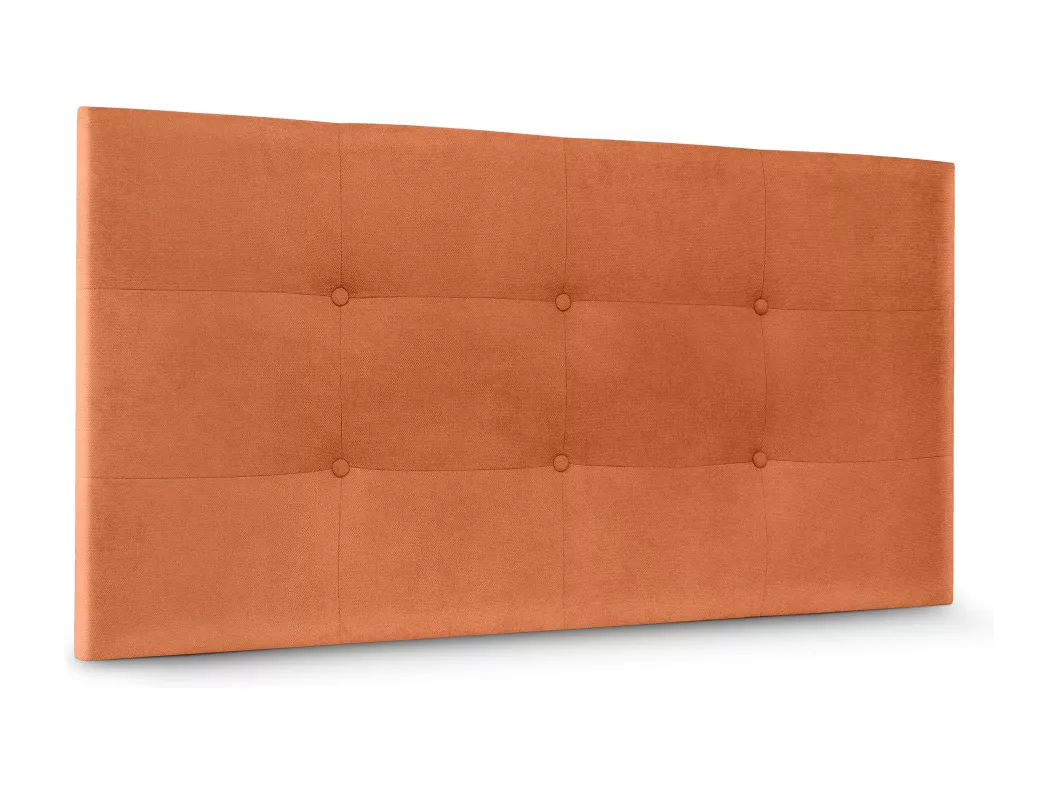 Kauf Unique DHOME Aqualine getuftetes Stoffkopfteil 90 x 60 cm für 80/90 Betten – Orange