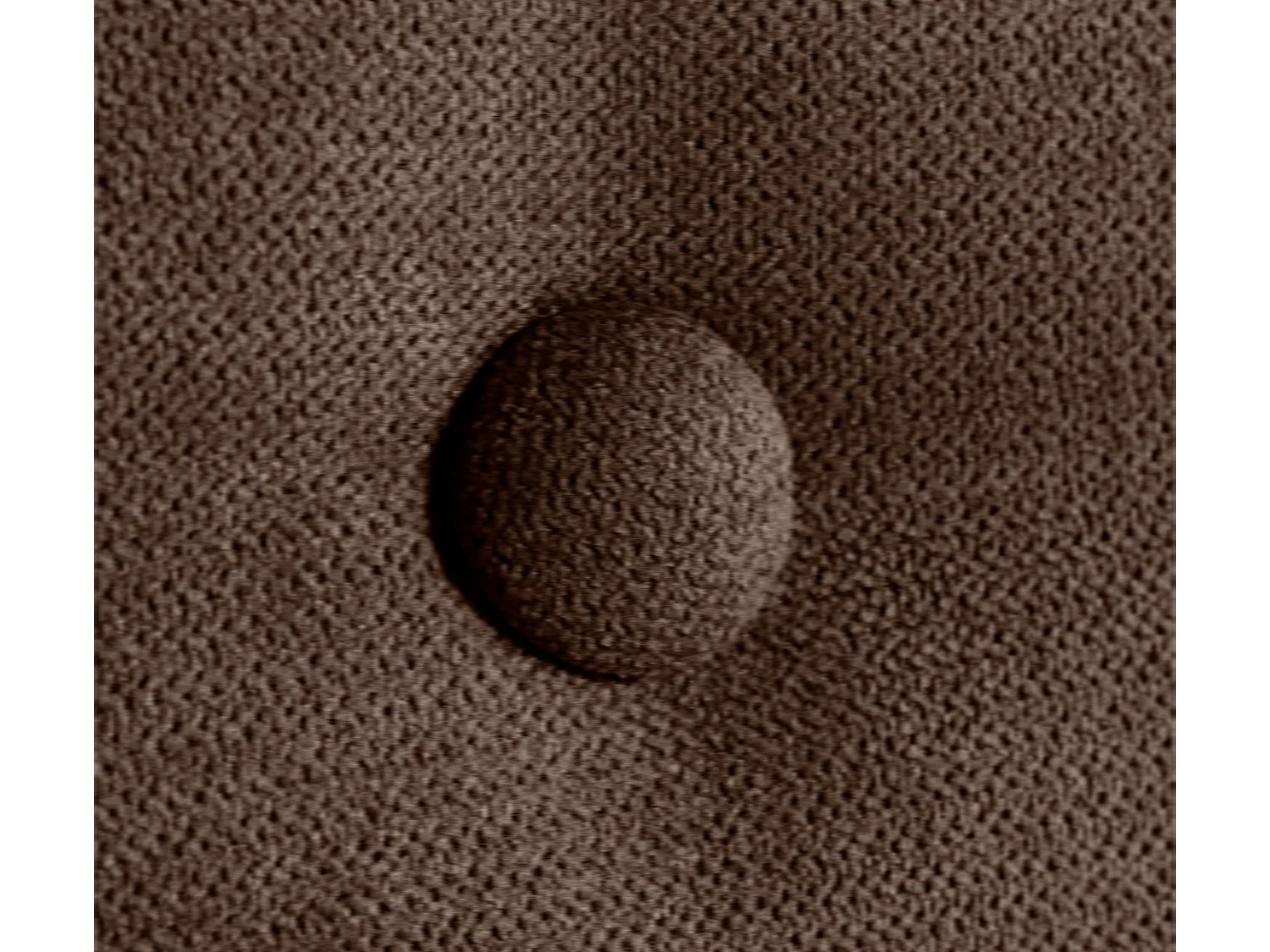 DHOME Tête de lit en tissu Aqualine avec 2 rangées de boutons 160x50cm Lits 150/160 - Marron