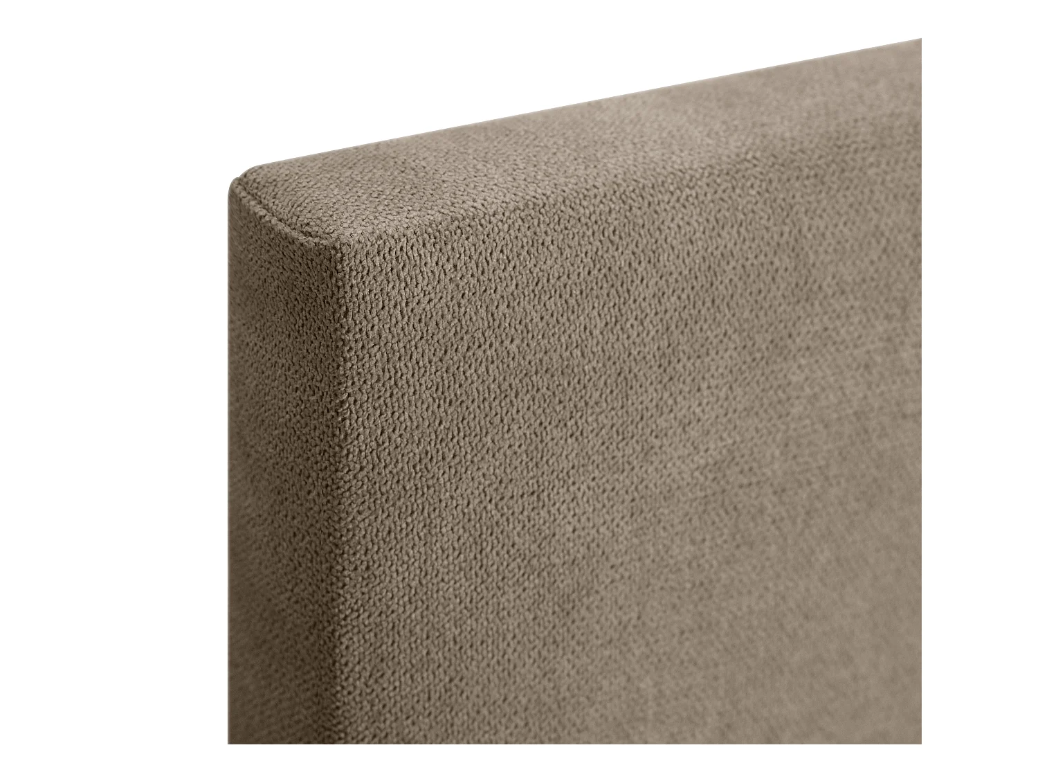 DHOME Testiera in de Tessuto Aqualine Liscio con bottoni 150x50cm Letti 150 - Terra
