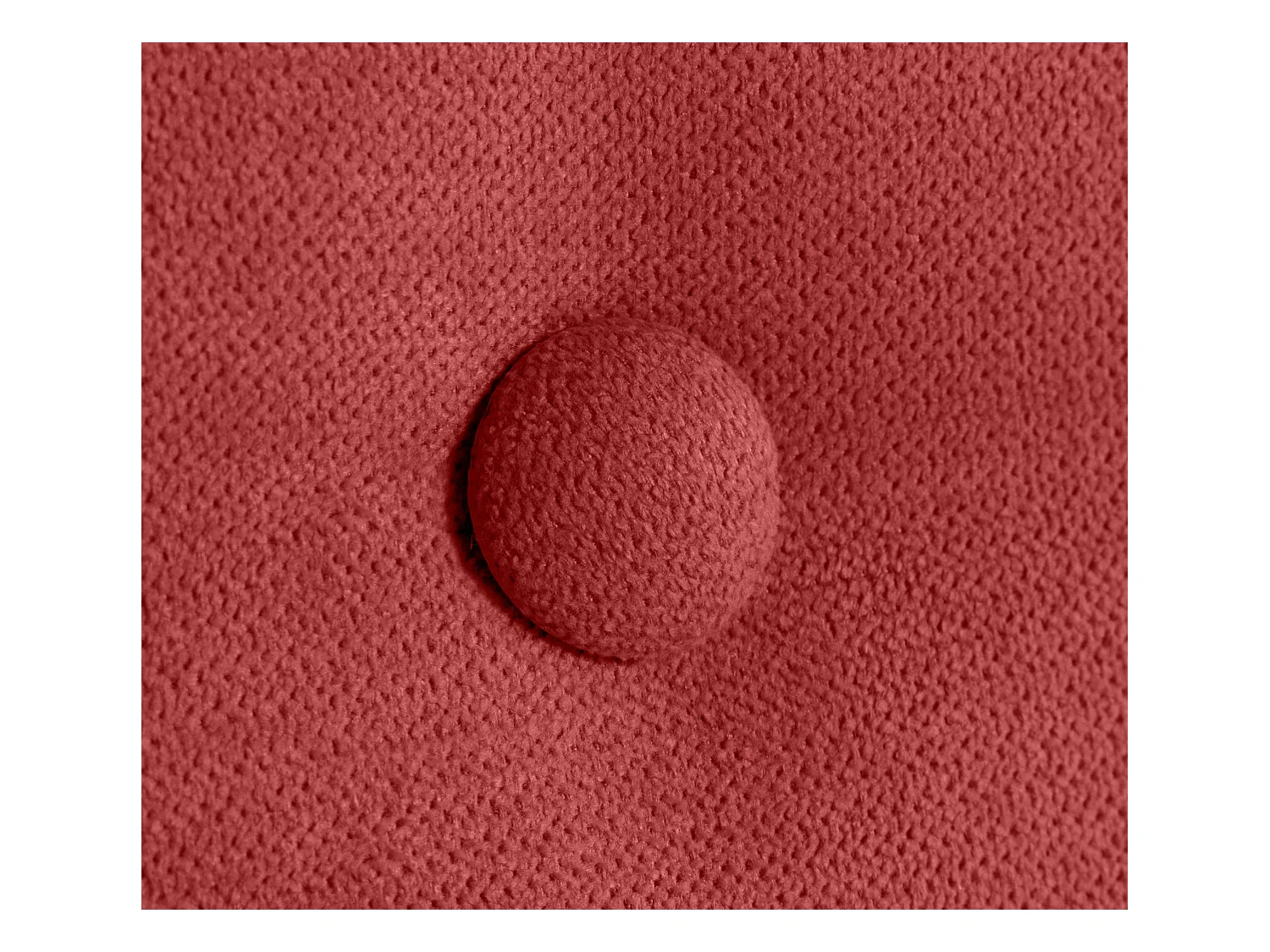 DHOME Testiera in de Tessuto Aqualine Liscio con bottoni 95x50cm Letti 90 - Rosso