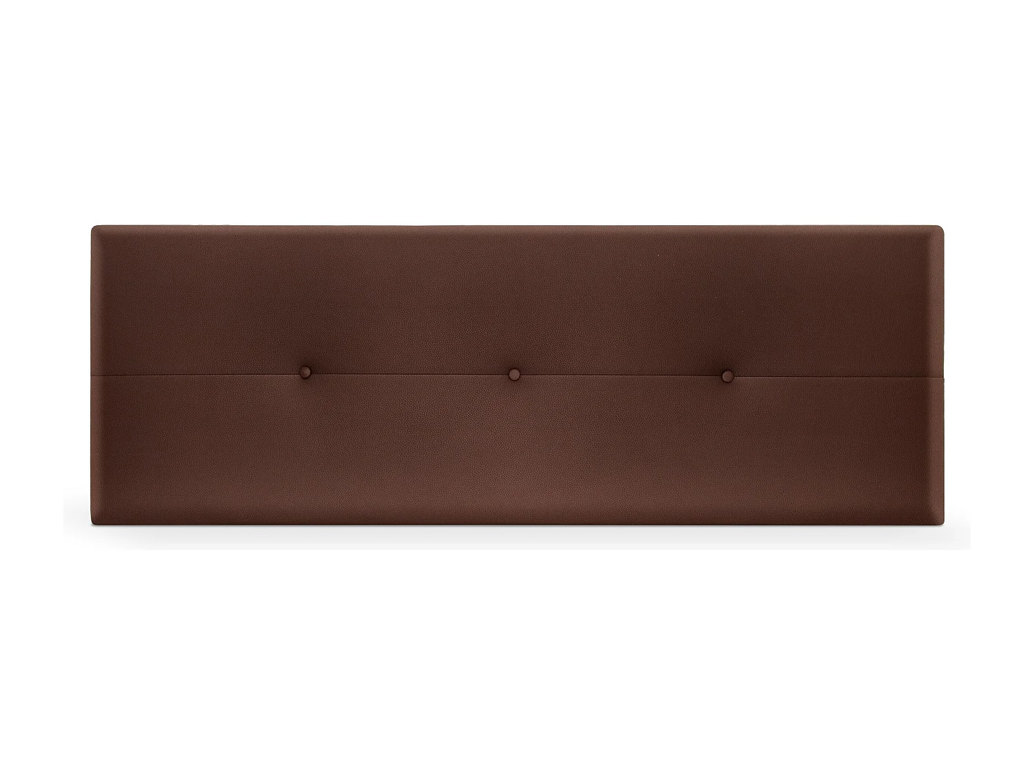 DHOME Cabeceira de  Couro sintético com Botões 160x50cm Camas 150/160 - Chocolate