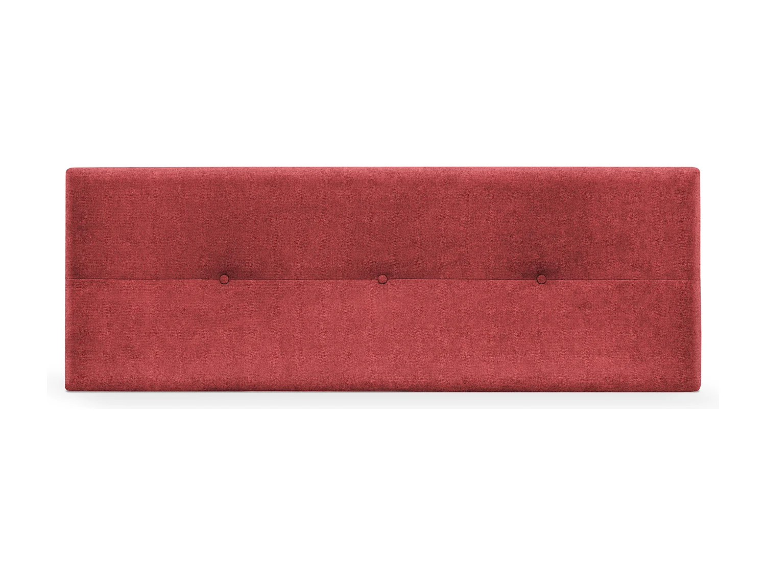 DHOME Aqualine Kopfteil aus Stoff mit Knöpfen 160x50cm Betten 150/160 - Rot