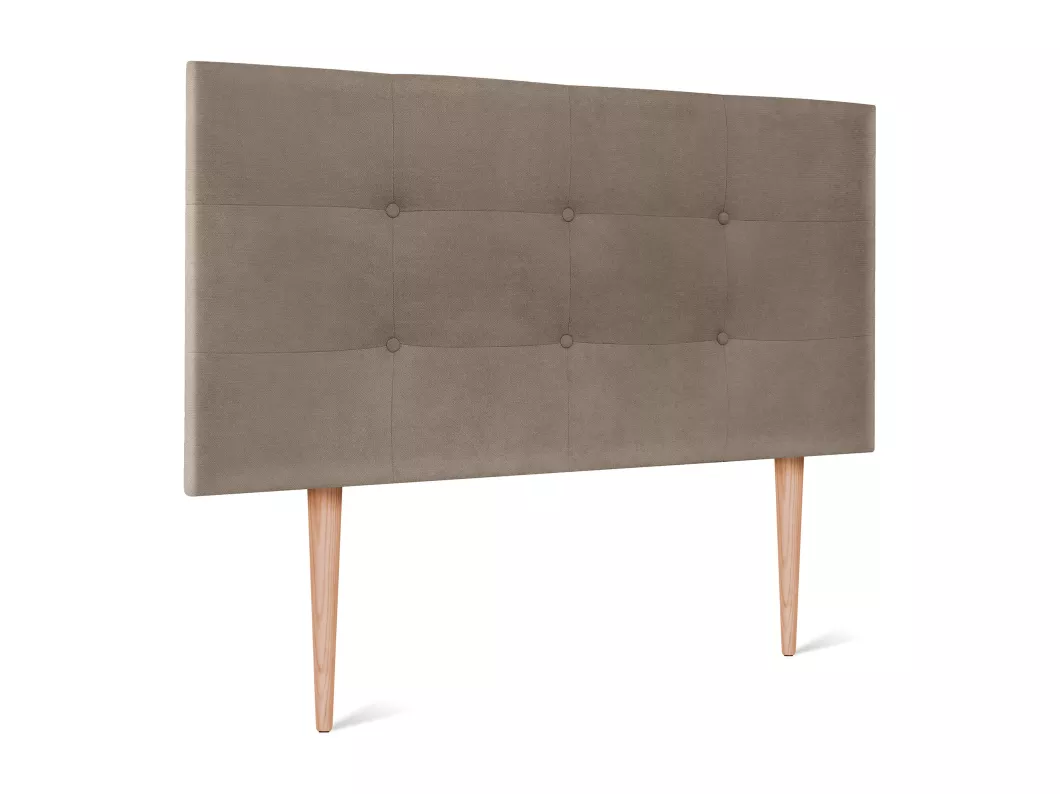 Kauf Unique DHOME Aqualine getuftetes Stoffkopfteil 95 x 115 cm mit Bettbeinen 90 – Tierra